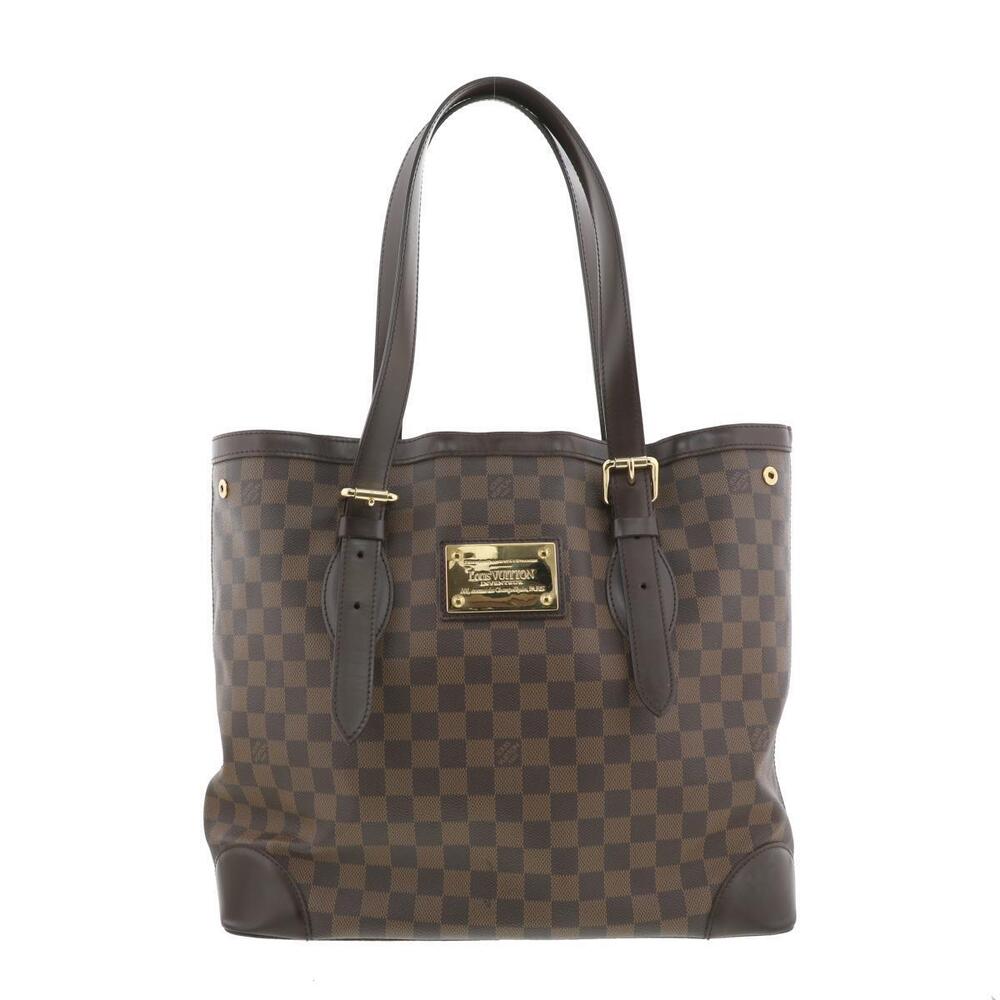 LOUIS VUITTON Damier Ebene Brown Hampstead Shoulder Bag